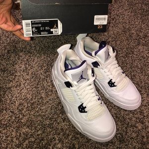 Jordan 4s Metallic Purple